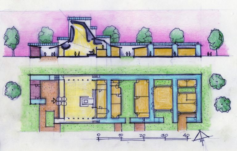 Bagsværd church plan